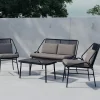Zakynthos Loungesett 2-1-1 m/bord