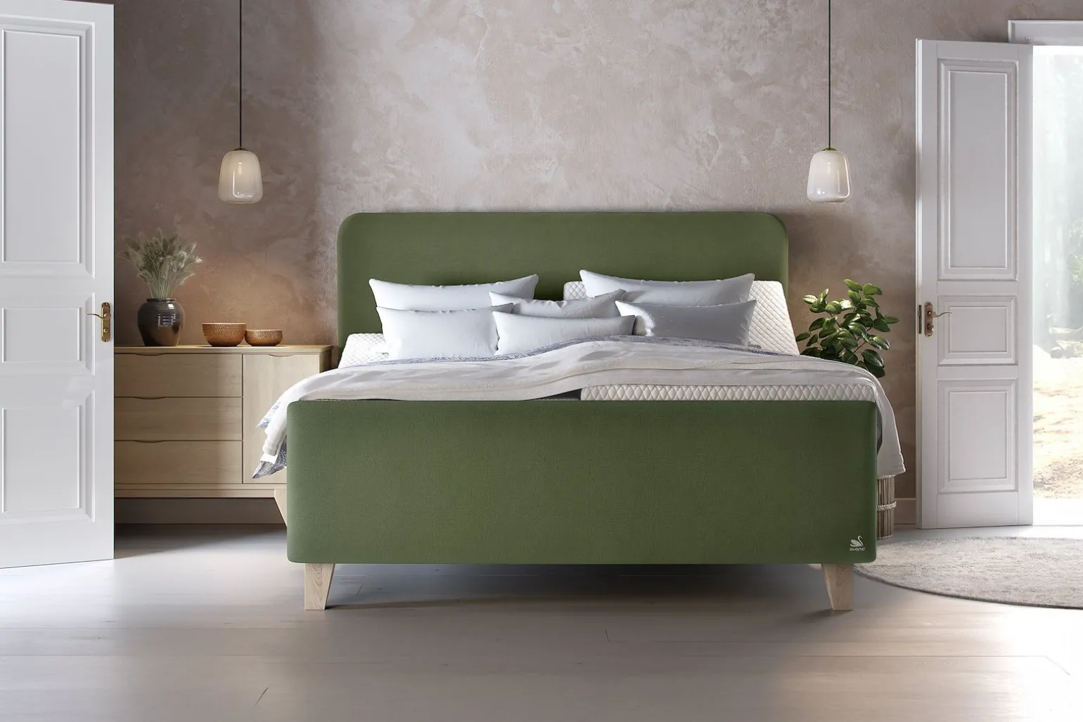 Zenon Regulerbar seng 200x210 cm