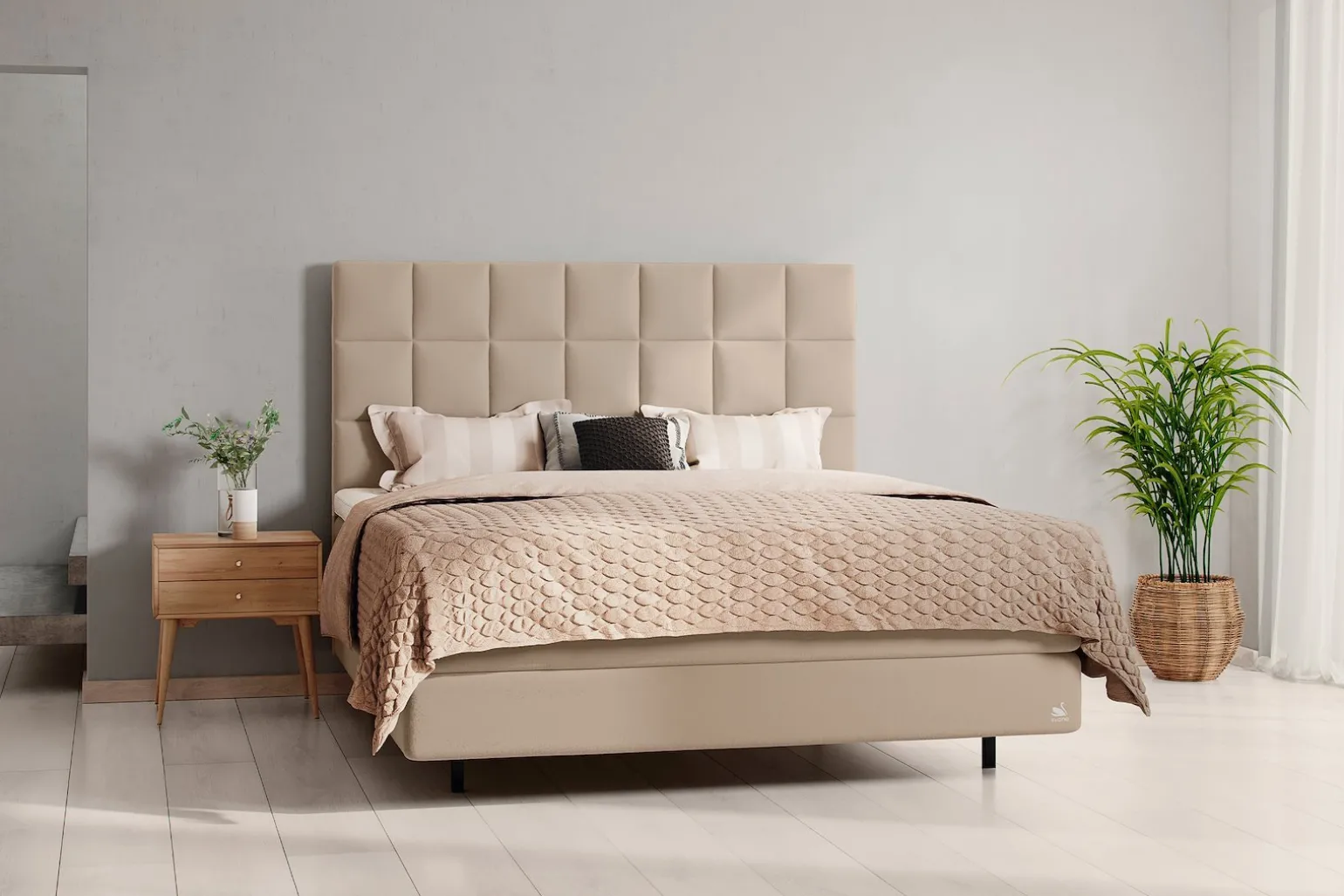 Zilva Kontinentalseng 160x200