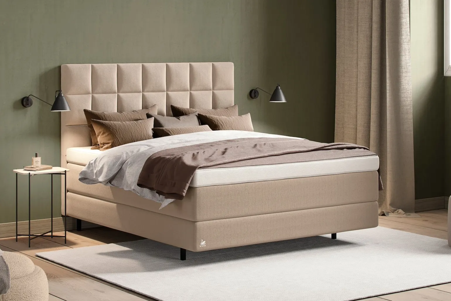 Zilva Kontinentalseng 160x200